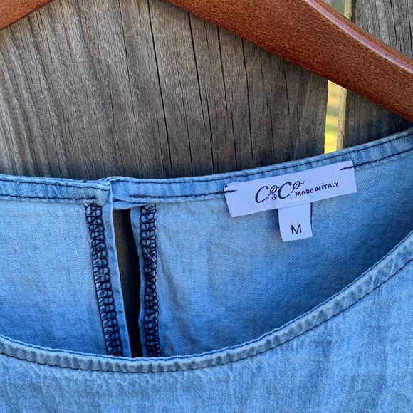 Chambray bell sleeves - Picture 2 of 3